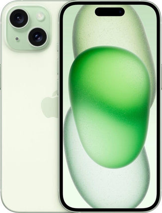 Apple iPhone 15, 128GB, Green - Unlocked (Renewed)