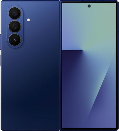 Samsung Galaxy Z Fold7 Cell Phone, 256GB AI Smartphone, Unlocked Android, AI Photo Edits, Large Screen, Long Battery Life, 2025, US 1 Yr Manufacturer Warranty, Blue Shadow (Renewed)