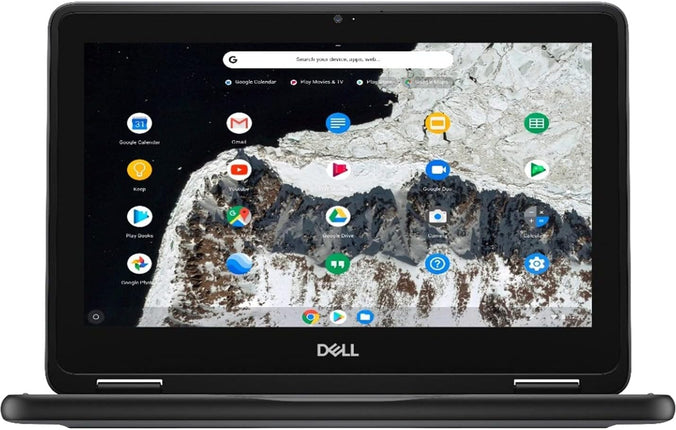 Dell Chromebook 11 3100 11.6" Touchscreen 2 in 1 Chromebook - HD - 1366 x 768 - Intel Celeron N4020 Dual-core (2 Core) 1.10 GHz - 8 GB RAM - 32 GB Flash Memory - Black (Renewed)