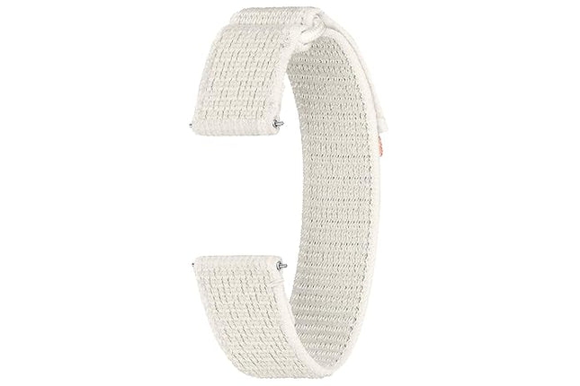 New SAMSUNG Galaxy Watch 6, 5, 4 Series Fabric Band, Slim, Nylon for Men and Women, Smartwatch Replacement Strap, One Click Attachment, Small/Medium, ET-SVR93SUEGUJ, Sand