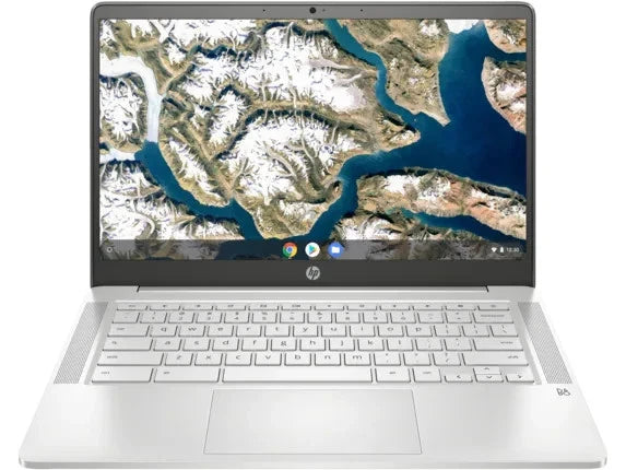 HP Chromebook 14AT-CA100 Intel Celeron N4500 4GB 64GB Touchscreen White - 6E3P0AV#ABA - Renewed