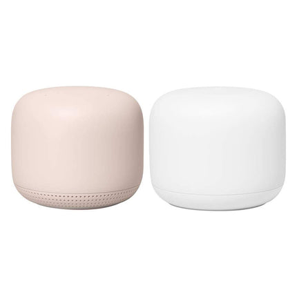 Google Nest Dual-Band WiFi Router 2-Pack in Sand (Renewed)