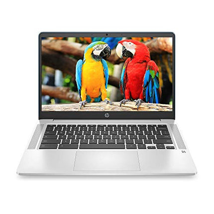 HP Chromebook 14-inch FHD Laptop, Intel Celeron N4000, 4 GB RAM, 32 GB eMMC, Chrome (14a-na0090nr, Forest Teal) (Renewed)