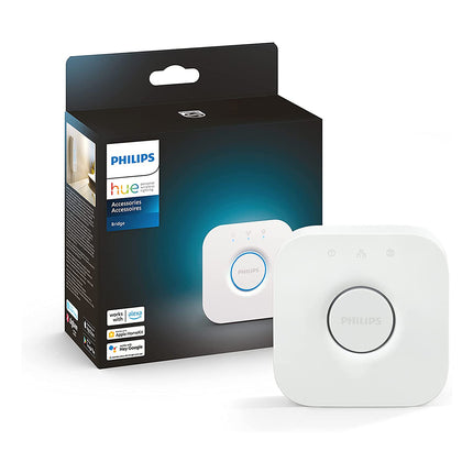 Philips Hue Bridge White Smart Lighting Hub Compatible with Amazon Alexa Apple HomeKit and Google Assistant