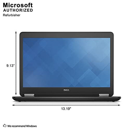 Dell Latitude E7470 14in Laptop, Core i5-6300U 2.4GHz, 8GB Ram, 256GB SSD, Windows 10 Pro 64bit (Renewed)