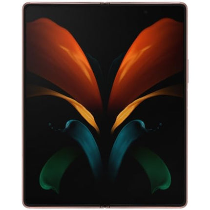 Samsung Electronics Galaxy Z Fold 2 5G | Factory Unlocked Android Cell Phone | 256GB Storage | US Version Smartphone Tablet | 2-in-1 Refined Design, Flex Mode | Mystic Bronze (Renewed)