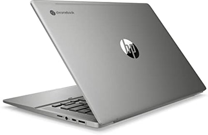 HP 14b-na Chromebook 14" FHD Laptop, AMD Ryzen 3 3250C, 4GB RAM, 128GB eMMC Chrome OS Silver(Renewed)