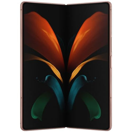 Samsung Electronics Galaxy Z Fold 2 5G | Factory Unlocked Android Cell Phone | 256GB Storage | US Version Smartphone Tablet | 2-in-1 Refined Design, Flex Mode | Mystic Bronze (Renewed)