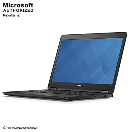 Dell Latitude E7470 14in Laptop, Core i5-6300U 2.4GHz, 8GB Ram, 256GB SSD, Windows 10 Pro 64bit (Renewed)