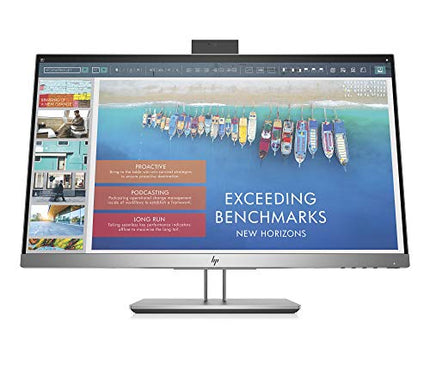 HP EliteDisplay E243d LED Display 60.5 cm (23.8") Full HD Flat Matt Grey, Silver (Renewed)