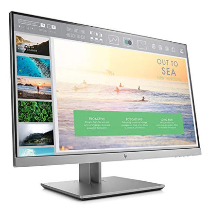 HP EliteDisplay E233 23-Inch Screen LED-Lit Monitor Silver (1FH46AA#ABA) (Renewed)