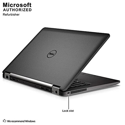 Dell Latitude E7470 14in Laptop, Core i5-6300U 2.4GHz, 8GB Ram, 256GB SSD, Windows 10 Pro 64bit (Renewed)