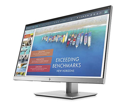 HP EliteDisplay E243d LED Display 60.5 cm (23.8") Full HD Flat Matt Grey, Silver (Renewed)