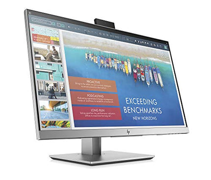 HP EliteDisplay E243d LED Display 60.5 cm (23.8") Full HD Flat Matt Grey, Silver (Renewed)