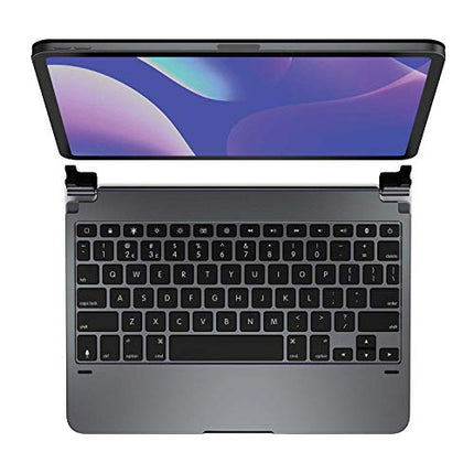 Brydge 11.0 Pro Wireless Keyboard | Compatible with iPad Pro 11-inch (2018 & 2nd Gen, 2020) | Backlit Keys | Long Battery Life | (Space Gray)