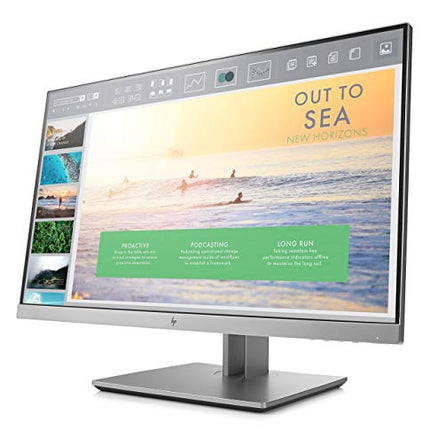 HP EliteDisplay E233 23-Inch Screen LED-Lit Monitor Silver (1FH46AA#ABA) (Renewed)