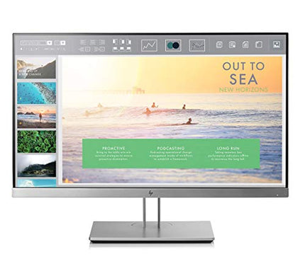 HP EliteDisplay E233 23-Inch Screen LED-Lit Monitor Silver (1FH46AA#ABA) (Renewed)