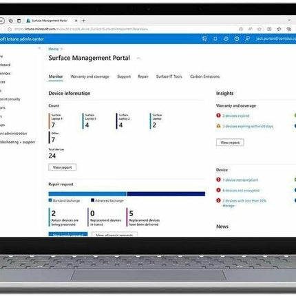 Microsoft Surface Laptop 6 13.5" Touchscreen Notebook - Intel Core Ultra 5 135H - 32 GB - 512 GB SSD Renewed