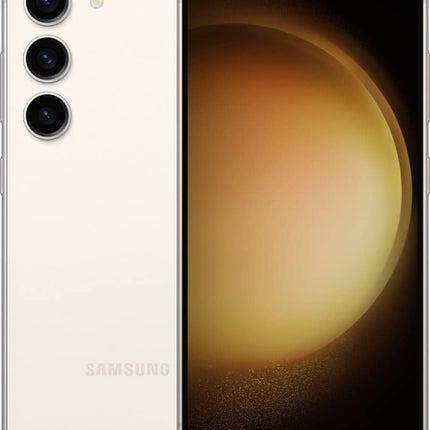 SAMSUNG Galaxy S23 5G Dual 128GB 8GB RAM, 50 MP Camera, Factory Unlocked – Cream New