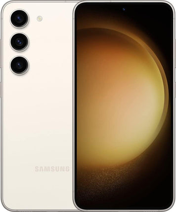 SAMSUNG Galaxy S23 5G Dual 128GB 8GB RAM, 50 MP Camera, Factory Unlocked – Cream New