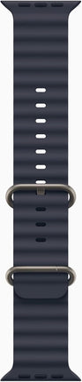 Apple Watch Ultra 2 [GPS + Cellular, 49mm] - Titanium Case with Blue Ocean Band, One Size (Renewed)
