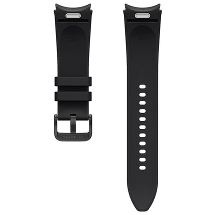 SAMSUNG Galaxy Watch 6, 5, 4 Series Hybrid Eco Leather Band, T-Buckle Closure for Men and Women, Smartwatch Replacement Strap, Durable, One Click Attachment, Medium/Large, ET-SHR96LBEGUJ, Black New