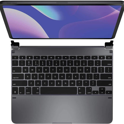 New Brydge Pro 12.9 Keyboard for iPad Pro 12.9-inch 3rd Generation Model (2018) | Aluminum Wireless Bluetooth Keyboard with Backlit Keys | Long Battery Life | (Space Gray)