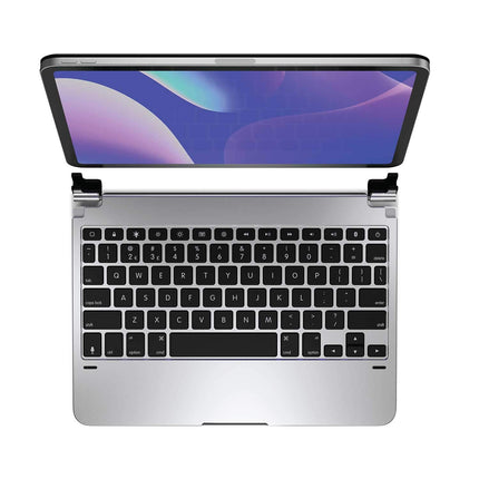 Brydge 11.0 Pro Wireless Keyboard | Compatible with iPad Pro 11-inch (2018 & 2nd Gen, 2020) | Backlit Keys | Long Battery Life | (Silver)