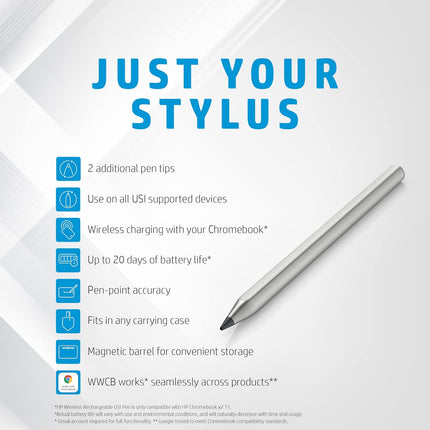 New HP Wireless Rechargeable USI Pen 1.0 NSV