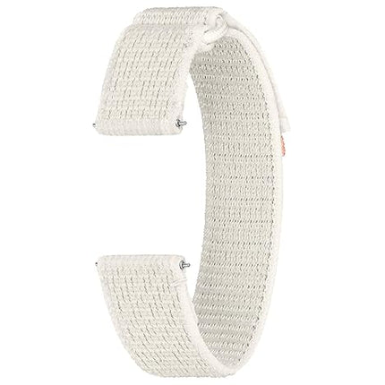 New SAMSUNG Galaxy Watch 6, 5, 4 Series Fabric Band, Slim, Nylon for Men and Women, Smartwatch Replacement Strap, One Click Attachment, Small/Medium, ET-SVR93SUEGUJ, Sand