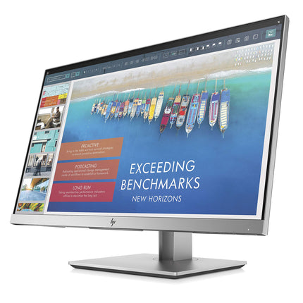 HP EliteDisplay E243d LED Display 60.5 cm (23.8") Full HD Flat Matt Grey, Silver (Renewed)