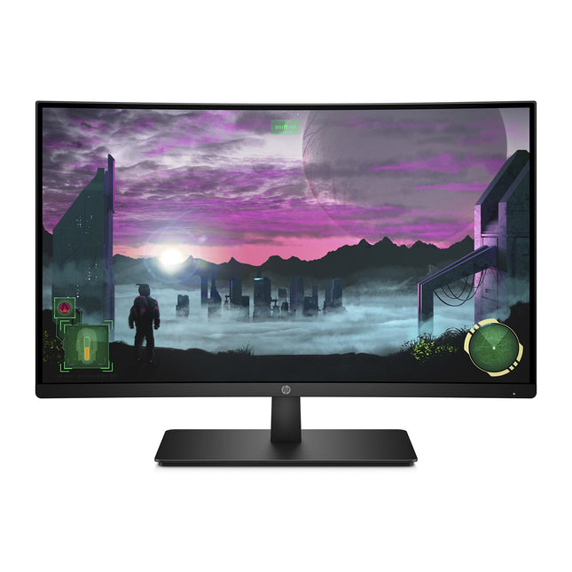 HP 27-inch Curved 144hz Gaming Monitor with AMD Freesync Technology, Tilt Adjustment and Anti-Glare Panel (HP 27x Curved Display, Black) (Renewed)