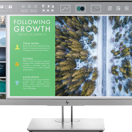 HP EliteDisplay 23.8-Inch Screen LED-Lit Monitor Silver (1FH47AA#ABA) (Renewed)