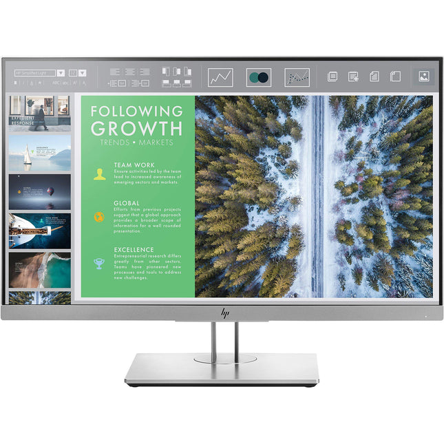 HP EliteDisplay 23.8-Inch Screen LED-Lit Monitor Silver (1FH47AA#ABA) (Renewed)
