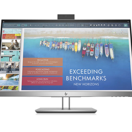 HP EliteDisplay E243d LED Display 60.5 cm (23.8") Full HD Flat Matt Grey, Silver (Renewed)