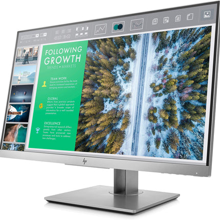 HP EliteDisplay 23.8-Inch Screen LED-Lit Monitor Silver (1FH47AA#ABA) (Renewed)