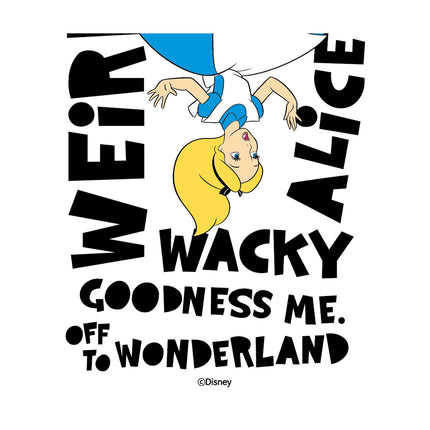 New Disney Alice in Wonderland contents card for Z Flip7 FE | Z Flip6 | Z Flip5 Flipsuit Case - GP-TOF731HIETW