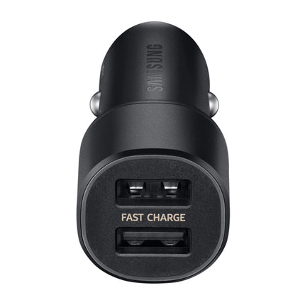 New Samsung 15W Dual Port Car Charger - EP-L1100WBEGUS