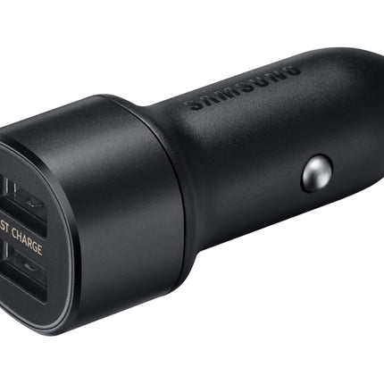 New Samsung 15W Dual Port Car Charger - EP-L1100WBEGUS