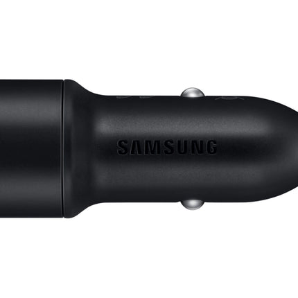 New Samsung 15W Dual Port Car Charger - EP-L1100WBEGUS