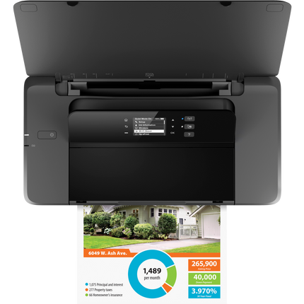 HP OfficeJet 200 Mobile Printer Black Renewed