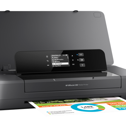 HP OfficeJet 200 Mobile Printer Black Renewed