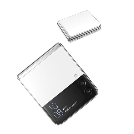 SAMSUNG Galaxy Z Flip3 256GB Bespoke - White/ White / Gold - Factory Unlocked - Renewed