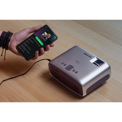 Philips NeoPix Easy+ Projector Wi-Fi Screen Mirroring Built-in Media Player - NPX445/INT Renewed