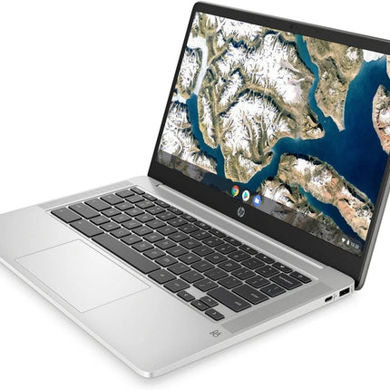HP Chromebook 14a-na0052tg PC Intel Celeron N4120 4GB 64GB Chrome OS Silver Renewed