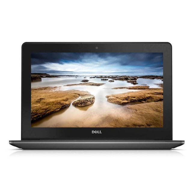 Dell	Chromebook 11.6"	Celeron 2955U, 1.40 GHz, 2GB 16GB SSD Renewed
