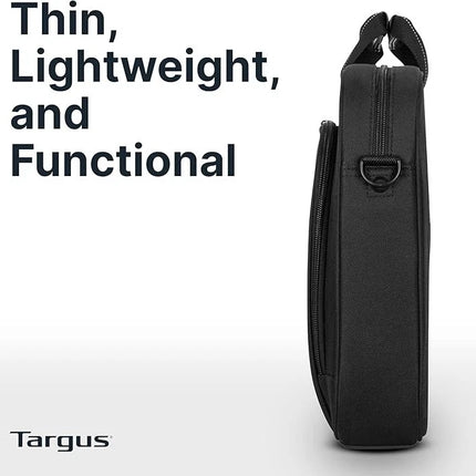 New Targus Classic Slim Laptop Bag - Ergonomic Briefcase and Messenger Bag Spacious - TCT027US
