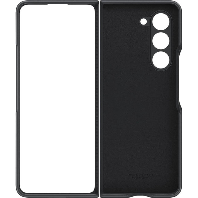 New SAMSUNG Galaxy Z Fold5 Eco Leather Phone Case EF-VF946PBEGUS, Graphite