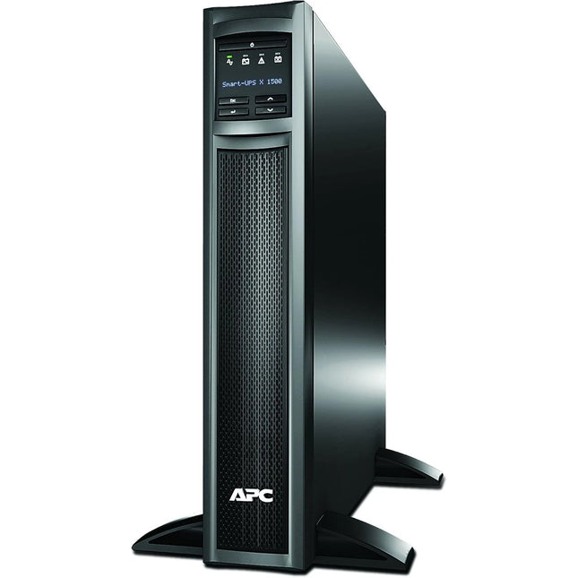 APC Network UPS, 1500VA Smart-UPS Sine Wave UPS with Extended Run Option, 2U Rackmount/Tower Convertible, Line-Interactive, 120V SMX1500RM2U renewed