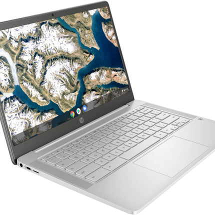 HP Chromebook 14AT-CA100 Intel Celeron N4500 4GB 64GB Touchscreen White -  6E3P0AV#ABA - Renewed